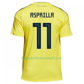 Günstige Fußballtrikots Kolumbien Asprilla 11 WM 2018 Heimtrikotsatz kaufen